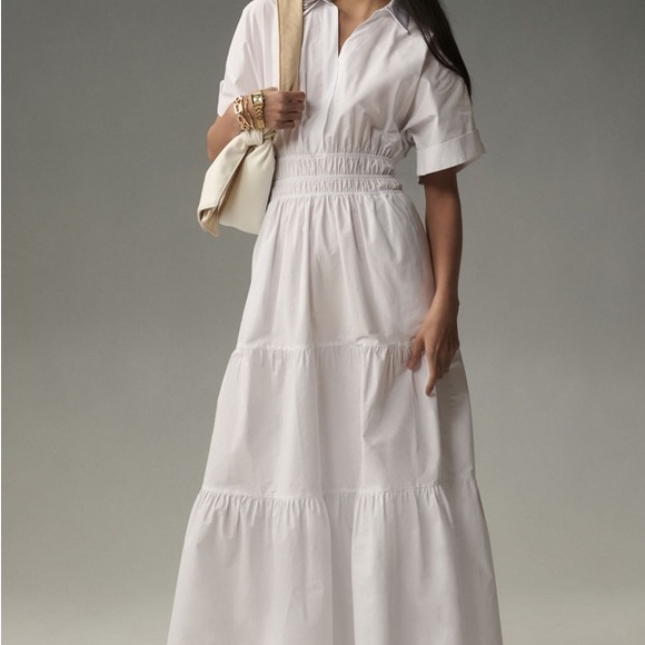 Anthropologie Dresses & Skirts - 🎊💕💕🎉 Anthropologie White Maxi Shirt Dress